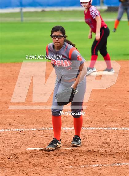 Thumbnail 3 in Martin vs Burbank (SAISD Softball Tournament) photogallery.