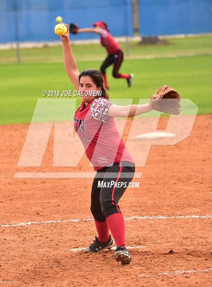 Thumbnail 2 in Martin vs Burbank (SAISD Softball Tournament) photogallery.