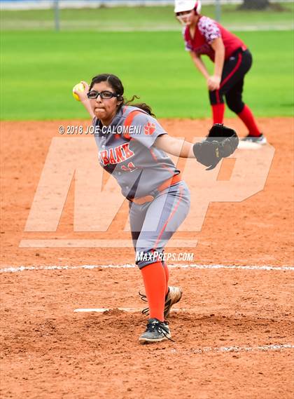 Thumbnail 2 in Martin vs Burbank (SAISD Softball Tournament) photogallery.