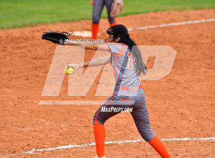 Thumbnail 2 in Martin vs Burbank (SAISD Softball Tournament) photogallery.