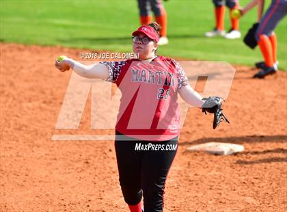 Thumbnail 1 in Martin vs Burbank (SAISD Softball Tournament) photogallery.