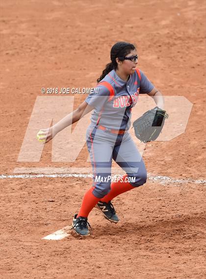 Thumbnail 1 in Martin vs Burbank (SAISD Softball Tournament) photogallery.