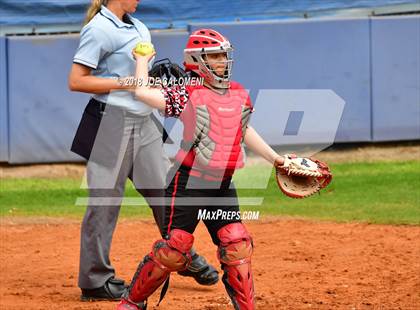 Thumbnail 2 in Martin vs Burbank (SAISD Softball Tournament) photogallery.