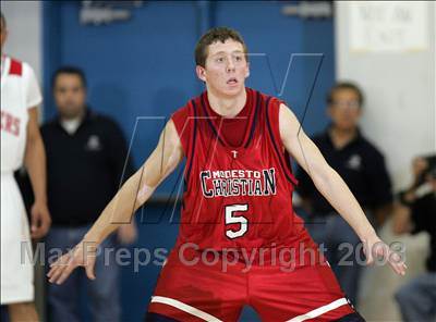 Thumbnail 3 in Modesto Christian vs. St. Mary's (CIF NorCal Regional D4 Final) photogallery.