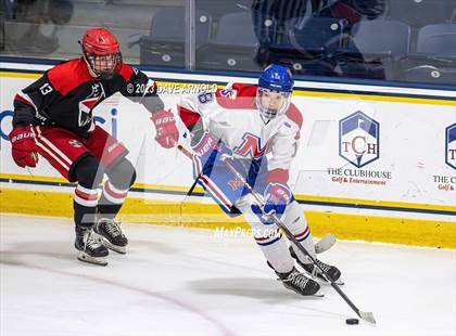 Thumbnail 1 in Frederick Gunn vs. Mount St. Charles (True Hockey Prep Cup) photogallery.