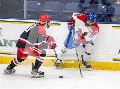 Thumbnail 2 in Frederick Gunn vs. Mount St. Charles (True Hockey Prep Cup) photogallery.