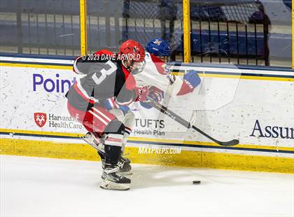 Thumbnail 3 in Frederick Gunn vs. Mount St. Charles (True Hockey Prep Cup) photogallery.