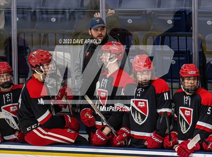 Thumbnail 1 in Frederick Gunn vs. Mount St. Charles (True Hockey Prep Cup) photogallery.