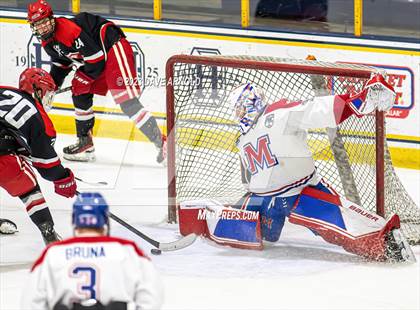 Thumbnail 2 in Frederick Gunn vs. Mount St. Charles (True Hockey Prep Cup) photogallery.