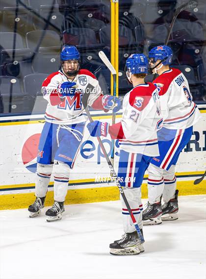 Thumbnail 1 in Frederick Gunn vs. Mount St. Charles (True Hockey Prep Cup) photogallery.
