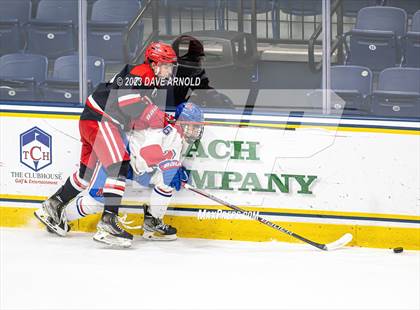 Thumbnail 3 in Frederick Gunn vs. Mount St. Charles (True Hockey Prep Cup) photogallery.