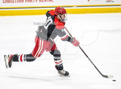 Thumbnail 1 in Frederick Gunn vs. Mount St. Charles (True Hockey Prep Cup) photogallery.