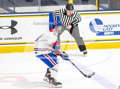 Thumbnail 3 in Frederick Gunn vs. Mount St. Charles (True Hockey Prep Cup) photogallery.