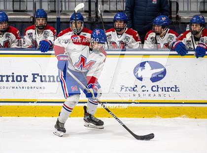 Thumbnail 3 in Frederick Gunn vs. Mount St. Charles (True Hockey Prep Cup) photogallery.