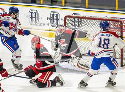 Thumbnail 1 in Frederick Gunn vs. Mount St. Charles (True Hockey Prep Cup) photogallery.