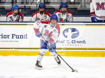 Thumbnail 3 in Frederick Gunn vs. Mount St. Charles (True Hockey Prep Cup) photogallery.
