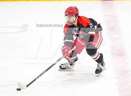 Thumbnail 1 in Frederick Gunn vs. Mount St. Charles (True Hockey Prep Cup) photogallery.