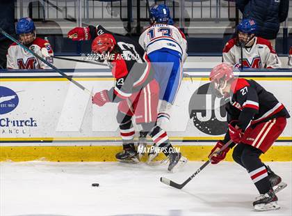 Thumbnail 3 in Frederick Gunn vs. Mount St. Charles (True Hockey Prep Cup) photogallery.