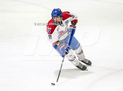 Thumbnail 3 in Frederick Gunn vs. Mount St. Charles (True Hockey Prep Cup) photogallery.