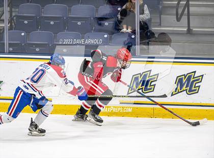 Thumbnail 3 in Frederick Gunn vs. Mount St. Charles (True Hockey Prep Cup) photogallery.