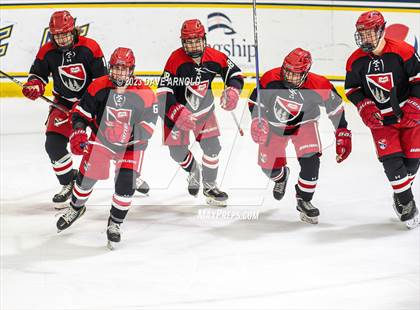 Thumbnail 3 in Frederick Gunn vs. Mount St. Charles (True Hockey Prep Cup) photogallery.