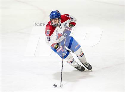 Thumbnail 1 in Frederick Gunn vs. Mount St. Charles (True Hockey Prep Cup) photogallery.
