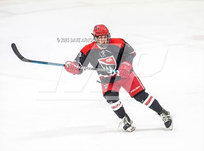 Thumbnail 3 in Frederick Gunn vs. Mount St. Charles (True Hockey Prep Cup) photogallery.