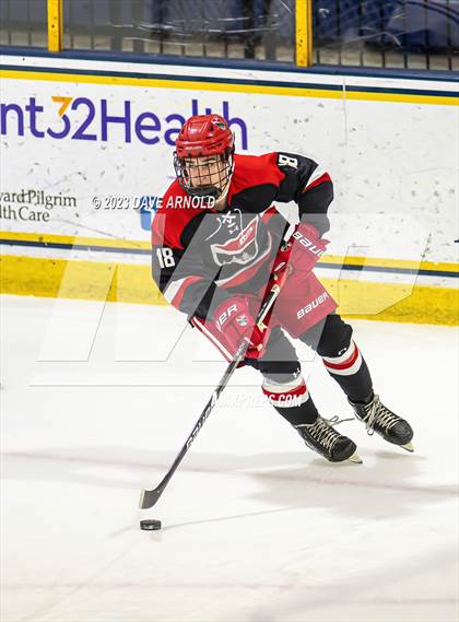 Thumbnail 2 in Frederick Gunn vs. Mount St. Charles (True Hockey Prep Cup) photogallery.