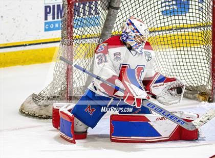 Thumbnail 2 in Frederick Gunn vs. Mount St. Charles (True Hockey Prep Cup) photogallery.