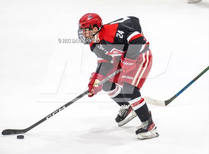 Thumbnail 3 in Frederick Gunn vs. Mount St. Charles (True Hockey Prep Cup) photogallery.