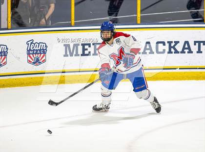 Thumbnail 2 in Frederick Gunn vs. Mount St. Charles (True Hockey Prep Cup) photogallery.