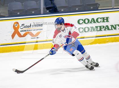 Thumbnail 2 in Frederick Gunn vs. Mount St. Charles (True Hockey Prep Cup) photogallery.