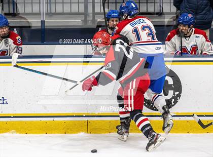 Thumbnail 2 in Frederick Gunn vs. Mount St. Charles (True Hockey Prep Cup) photogallery.