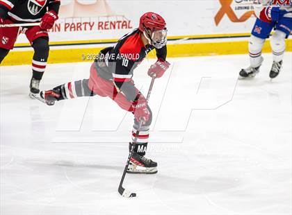 Thumbnail 2 in Frederick Gunn vs. Mount St. Charles (True Hockey Prep Cup) photogallery.