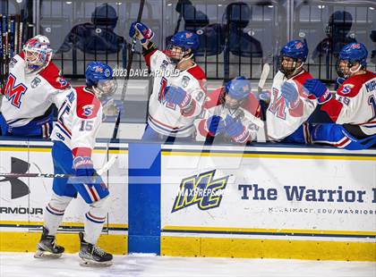 Thumbnail 3 in Frederick Gunn vs. Mount St. Charles (True Hockey Prep Cup) photogallery.