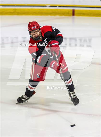 Thumbnail 2 in Frederick Gunn vs. Mount St. Charles (True Hockey Prep Cup) photogallery.