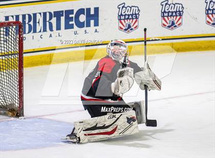 Thumbnail 2 in Frederick Gunn vs. Mount St. Charles (True Hockey Prep Cup) photogallery.