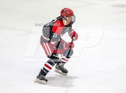 Thumbnail 3 in Frederick Gunn vs. Mount St. Charles (True Hockey Prep Cup) photogallery.