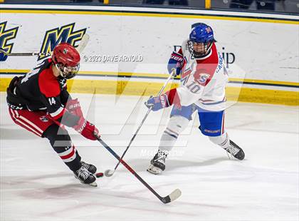 Thumbnail 3 in Frederick Gunn vs. Mount St. Charles (True Hockey Prep Cup) photogallery.