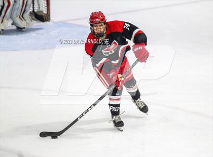 Thumbnail 3 in Frederick Gunn vs. Mount St. Charles (True Hockey Prep Cup) photogallery.