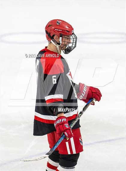 Thumbnail 2 in Frederick Gunn vs. Mount St. Charles (True Hockey Prep Cup) photogallery.