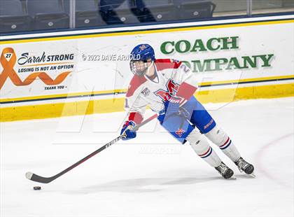 Thumbnail 3 in Frederick Gunn vs. Mount St. Charles (True Hockey Prep Cup) photogallery.