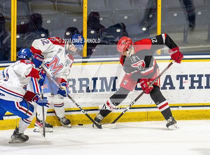 Thumbnail 3 in Frederick Gunn vs. Mount St. Charles (True Hockey Prep Cup) photogallery.