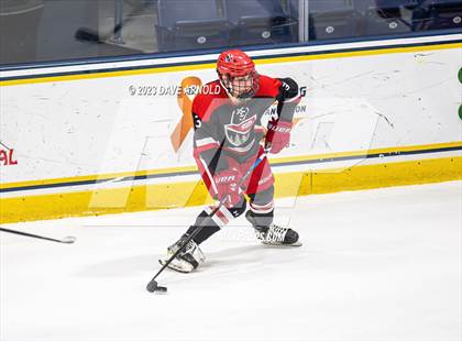 Thumbnail 2 in Frederick Gunn vs. Mount St. Charles (True Hockey Prep Cup) photogallery.