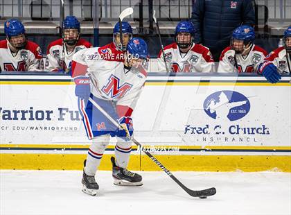 Thumbnail 2 in Frederick Gunn vs. Mount St. Charles (True Hockey Prep Cup) photogallery.