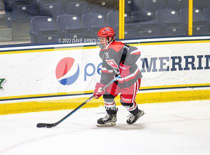 Thumbnail 3 in Frederick Gunn vs. Mount St. Charles (True Hockey Prep Cup) photogallery.