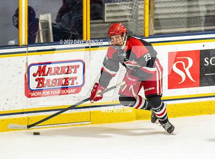 Thumbnail 2 in Frederick Gunn vs. Mount St. Charles (True Hockey Prep Cup) photogallery.