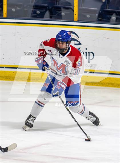 Thumbnail 2 in Frederick Gunn vs. Mount St. Charles (True Hockey Prep Cup) photogallery.