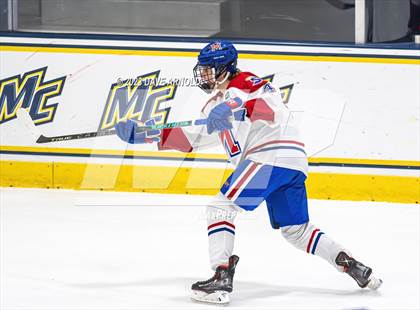 Thumbnail 2 in Frederick Gunn vs. Mount St. Charles (True Hockey Prep Cup) photogallery.