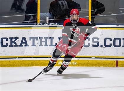 Thumbnail 2 in Frederick Gunn vs. Mount St. Charles (True Hockey Prep Cup) photogallery.